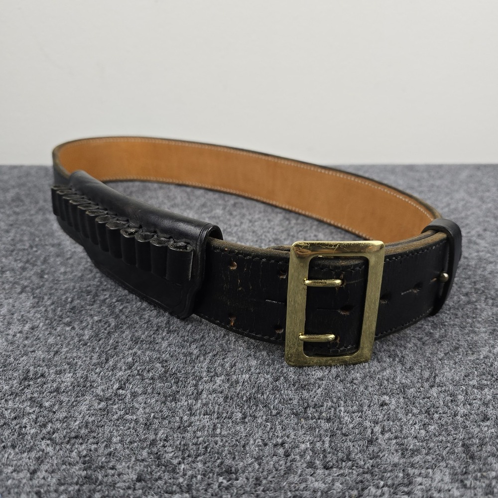 Vintage Thompson Northridge Leather Cartridge Belt B320 B353 Size 38
